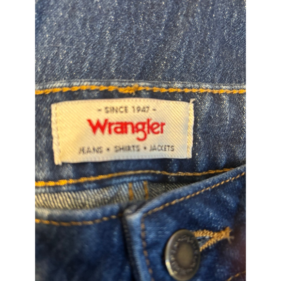 Wrangler High-Rise Fierce Flare Jeans 6/28x30 Retro Western Pocket Embroidery - Picture 6 of 10